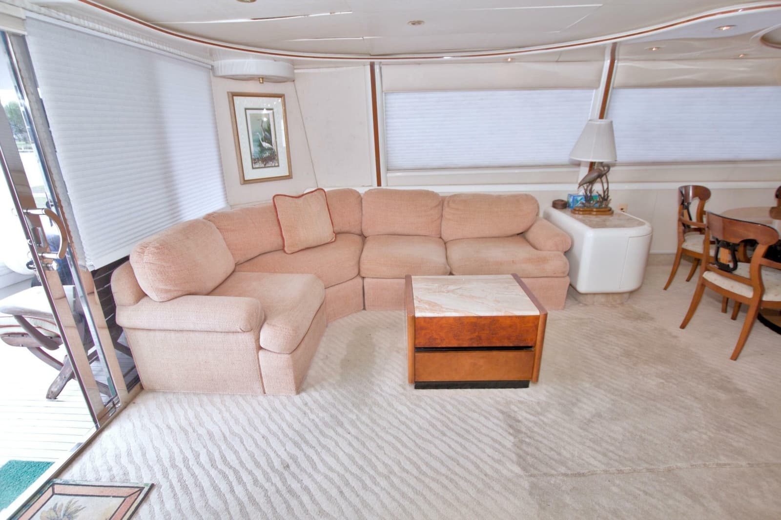 1998 Lazzara Yachts 76 Skylounge Grand Salon - Photo 12