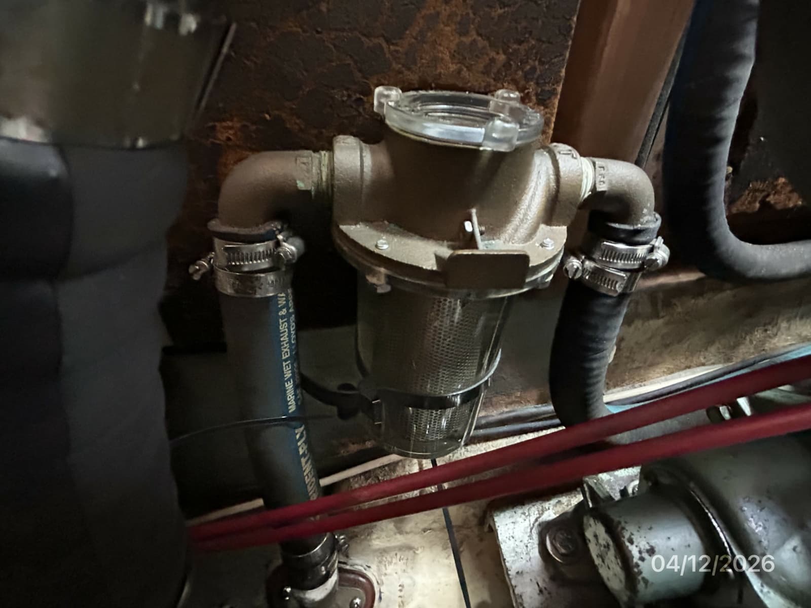 41' Rival sea strainer