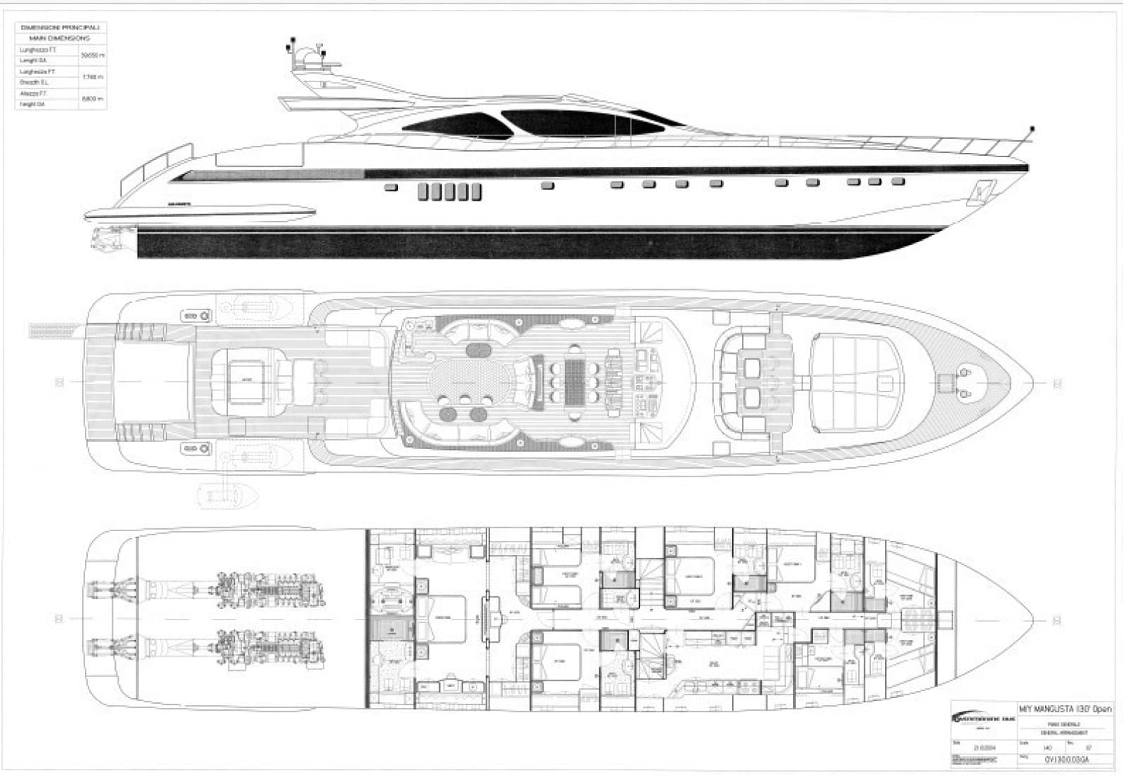 2005 Mangusta 130 - Photo 121