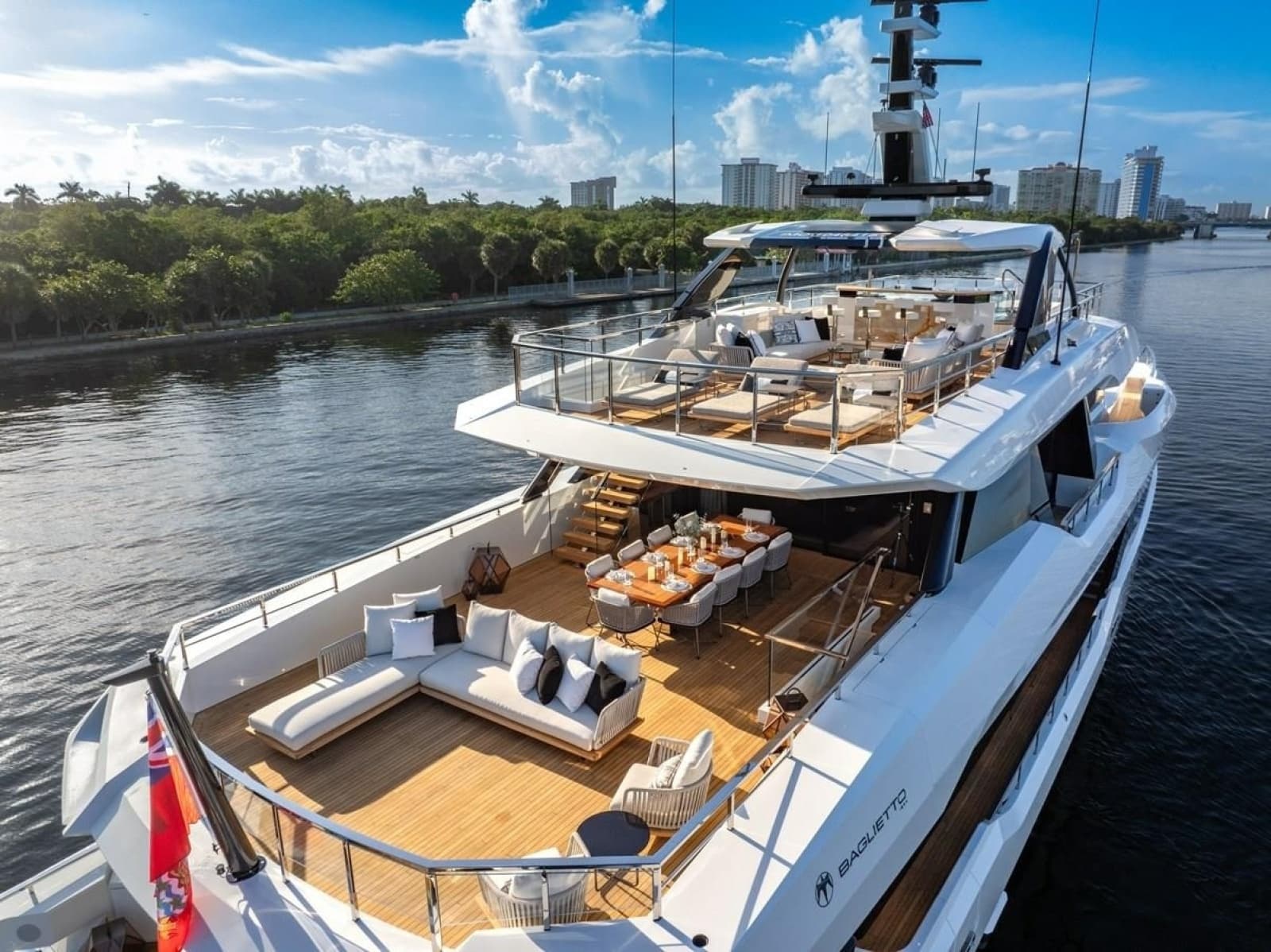 2024 Baglietto DOM 133 Tri-Deck Motoryacht