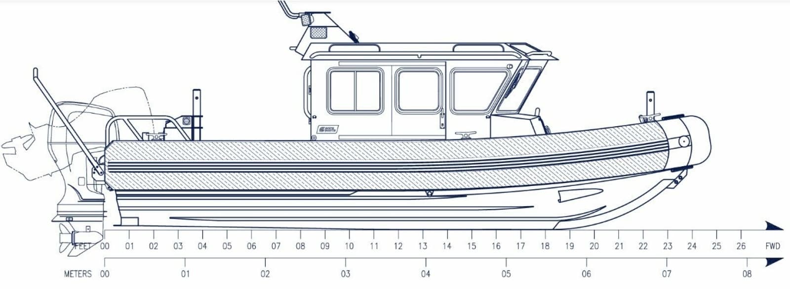 2006 SAFE Boats 25 Defender - Photo 31