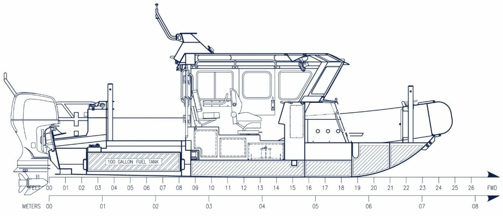 2006 SAFE Boats 25 Defender - Photo 33