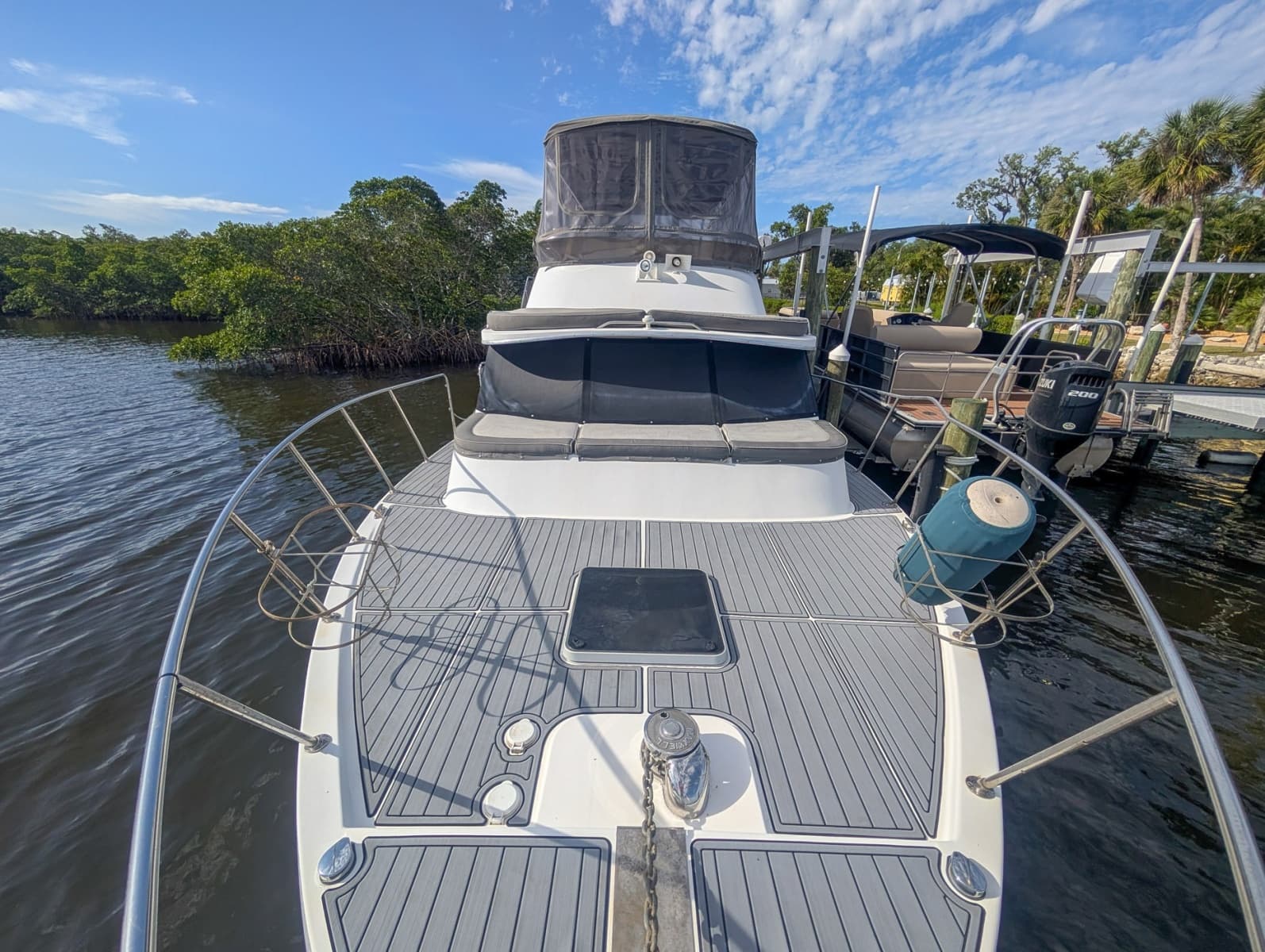1987 Bluewater Yachts 51 Coastal Cruiser Cockpit - Photo 8