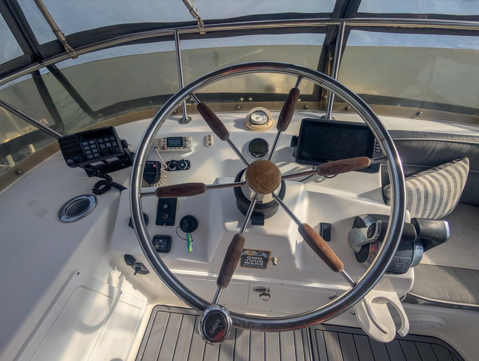 1987 Bluewater Yachts 51 Coastal Cruiser Cockpit - Photo 13