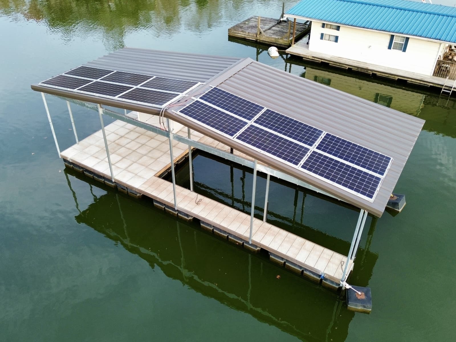 2022 Custom Premier Docks 16 x 40 Solar Powered Dock - Photo 70