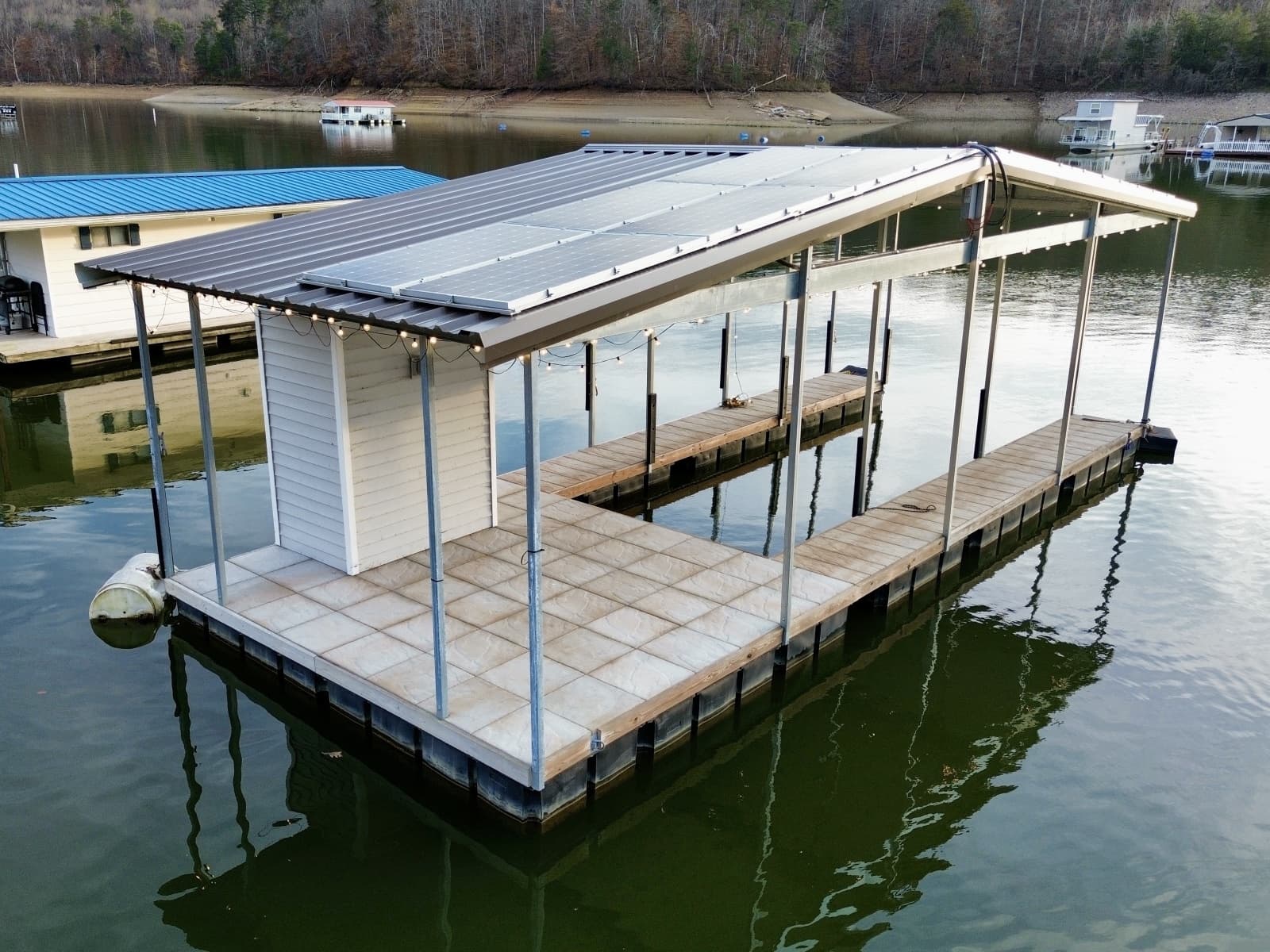 2022 Custom Premier Docks 16 x 40 Solar Powered Dock - Photo 2
