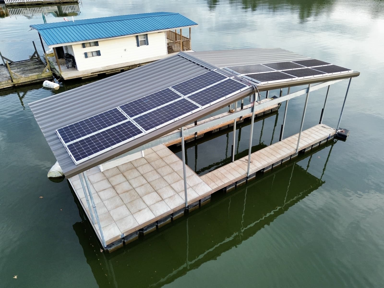 2022 Custom Premier Docks 16 x 40 Solar Powered Dock - Photo 3