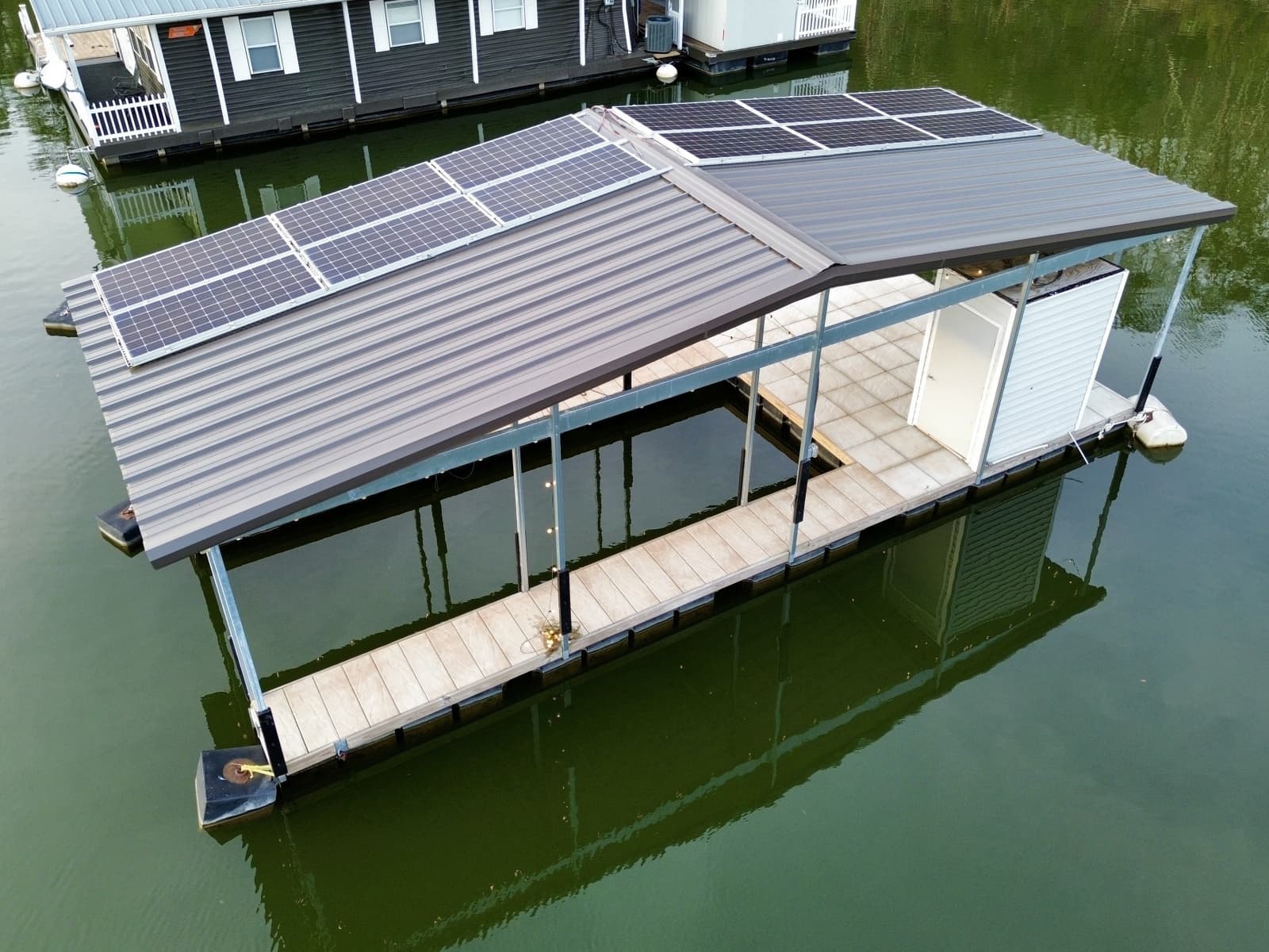 2022 Custom Premier Docks 16 x 40 Solar Powered Dock - Photo 9