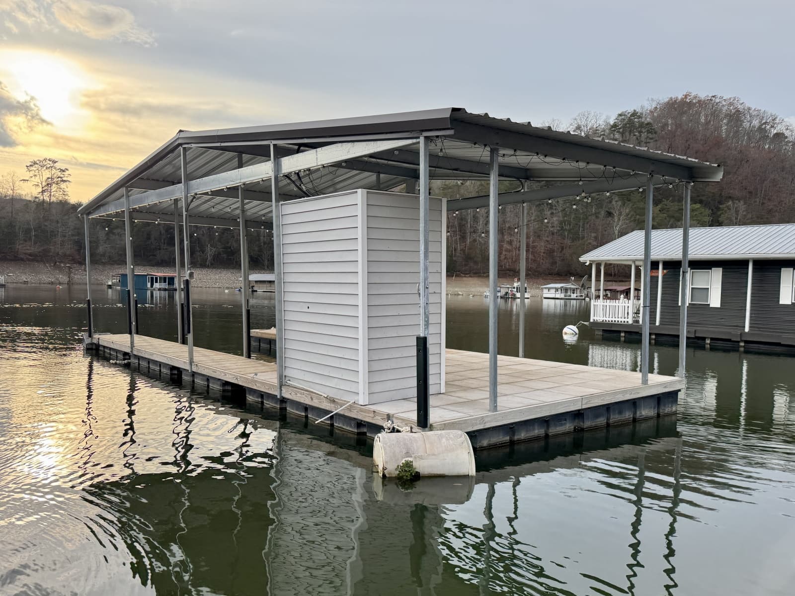 2022 Custom Premier Docks 16 x 40 Solar Powered Dock - Photo 25