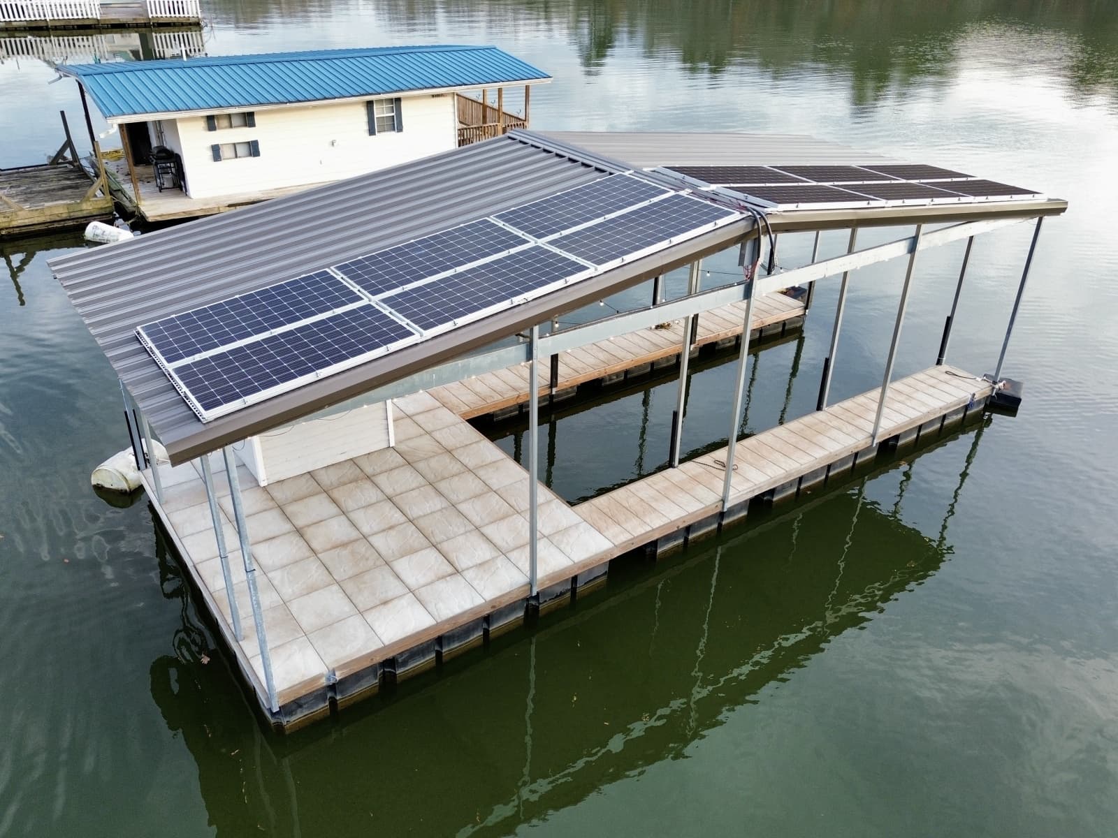 2022 Custom Premier Docks 16 x 40 Solar Powered Dock - Photo 72
