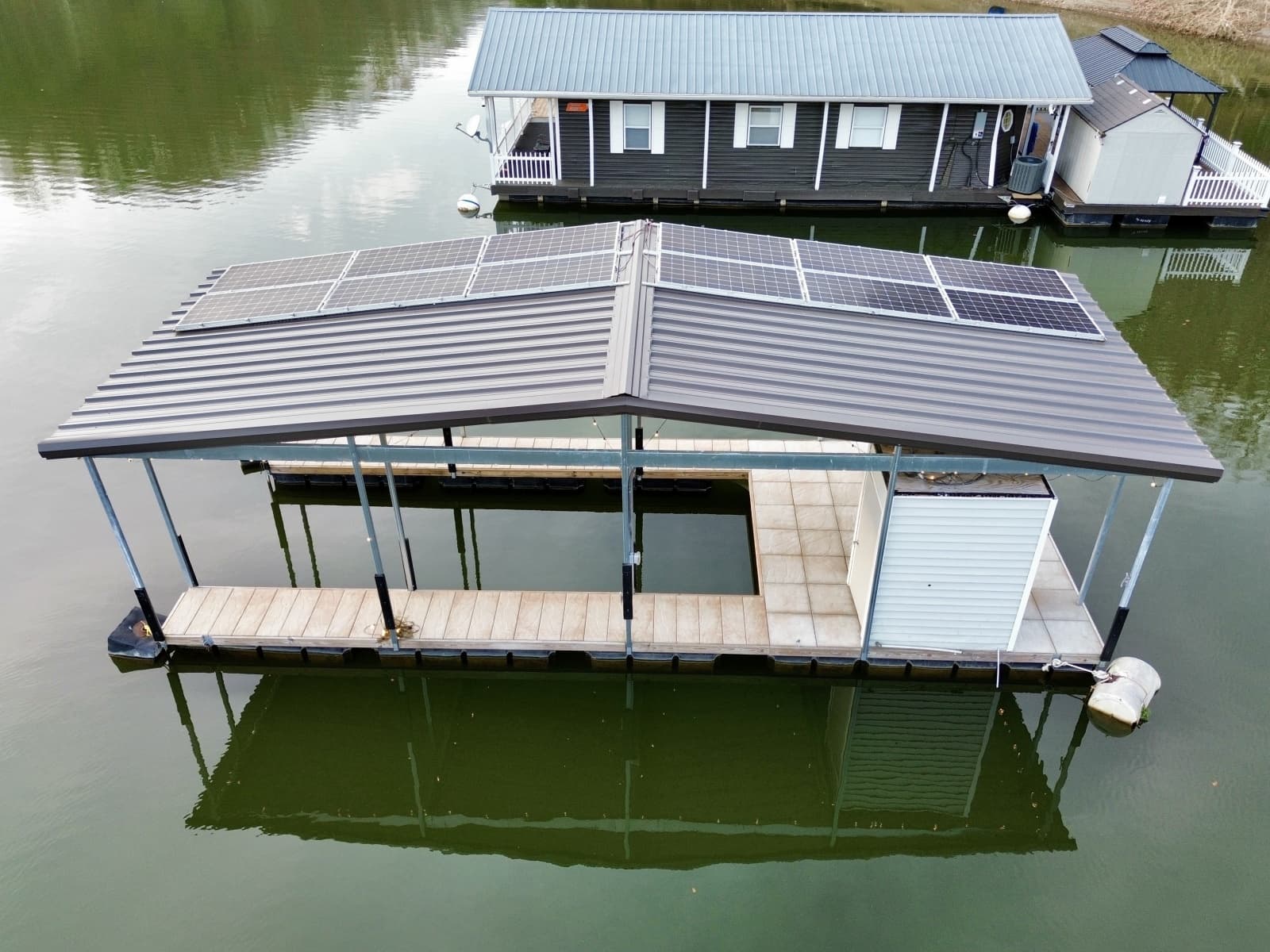 2022 Custom Premier Docks 16 x 40 Solar Powered Dock - Photo 10