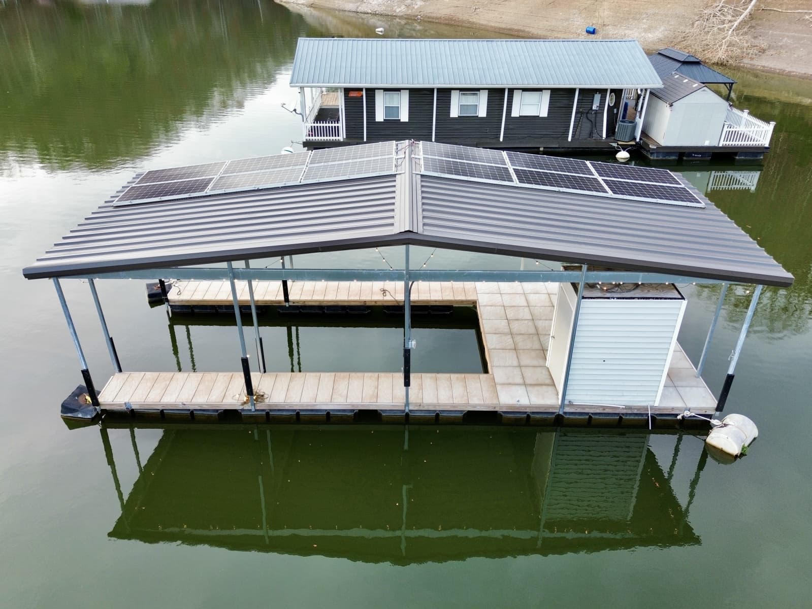 2022 Custom Premier Docks 16 x 40 Solar Powered Dock - Photo 18