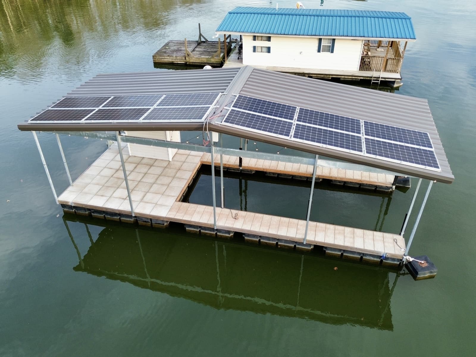 2022 Custom Premier Docks 16 x 40 Solar Powered Dock - Photo 4