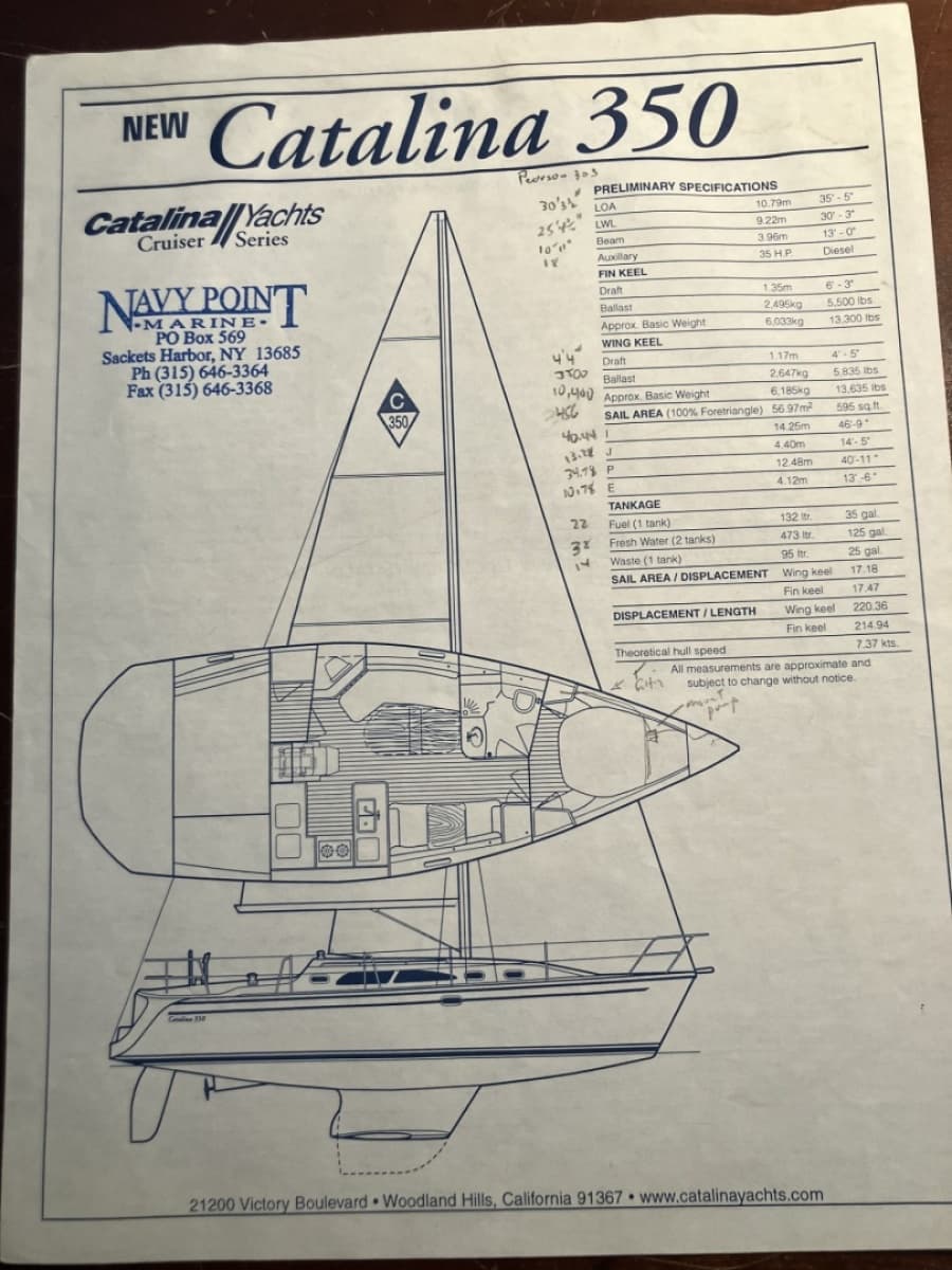 2004 Catalina Catalina 350 - Photo 6