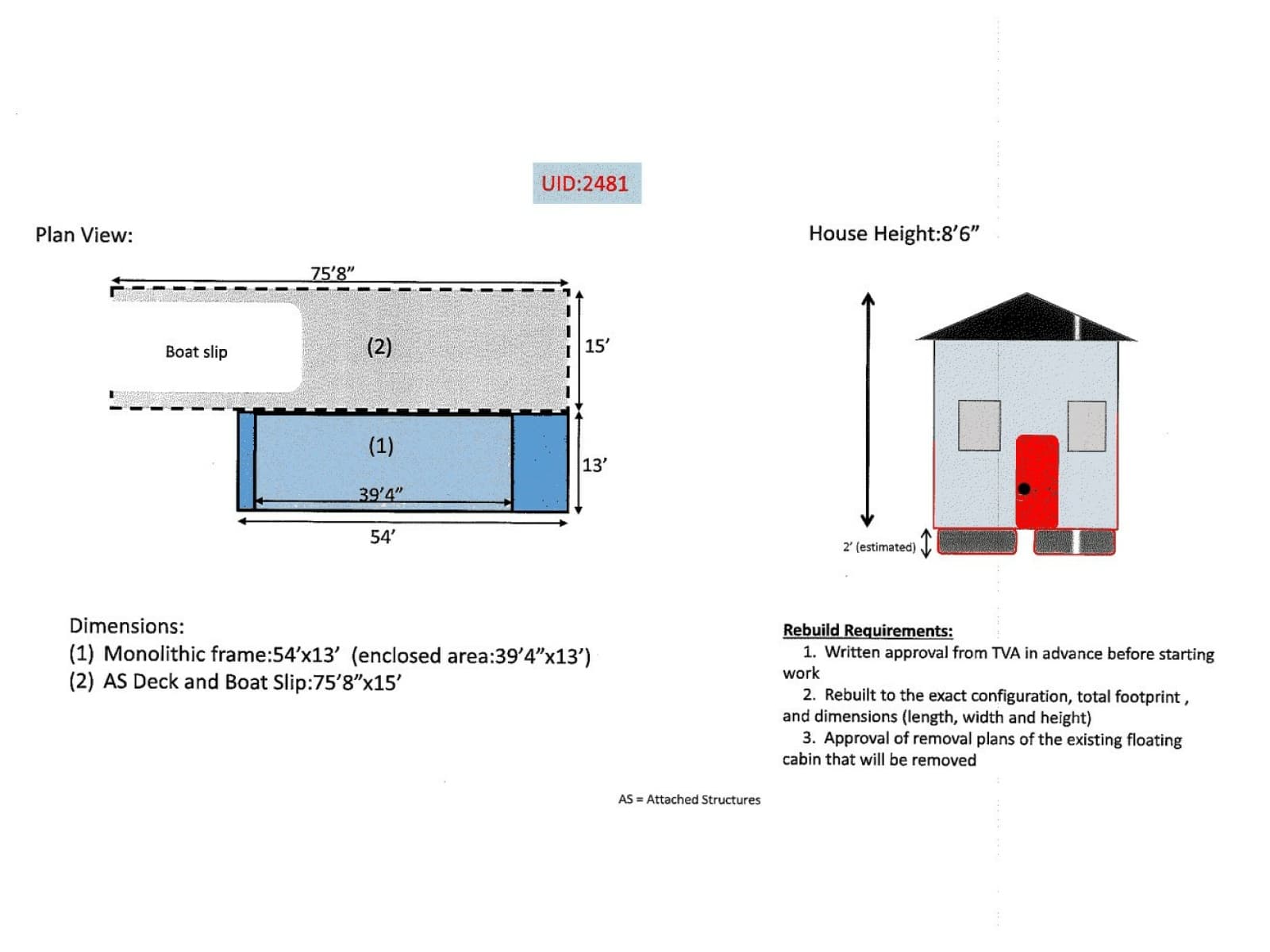 2019 Custom 511-702/sqft Registered Floating Cabin Footprint - Photo 1