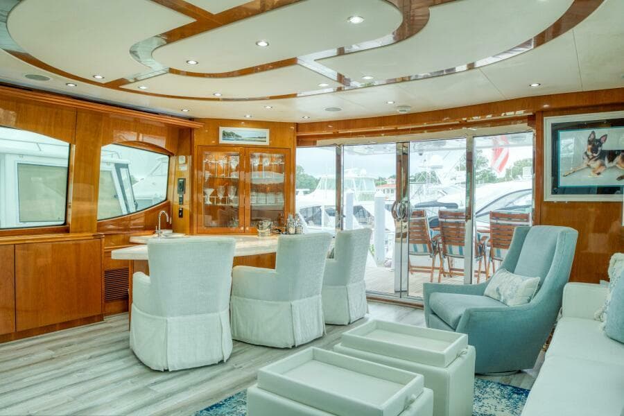 2007 Hatteras 80 Enclosed Bridge - Photo 8