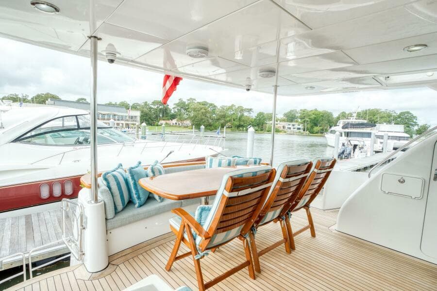 2007 Hatteras 80 Enclosed Bridge - Photo 5