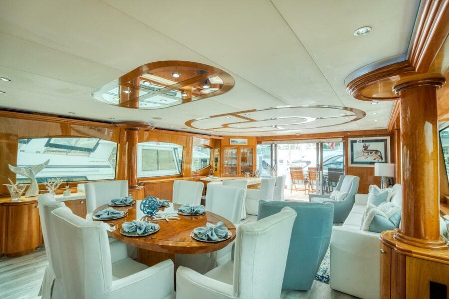2007 Hatteras 80 Enclosed Bridge - Photo 6
