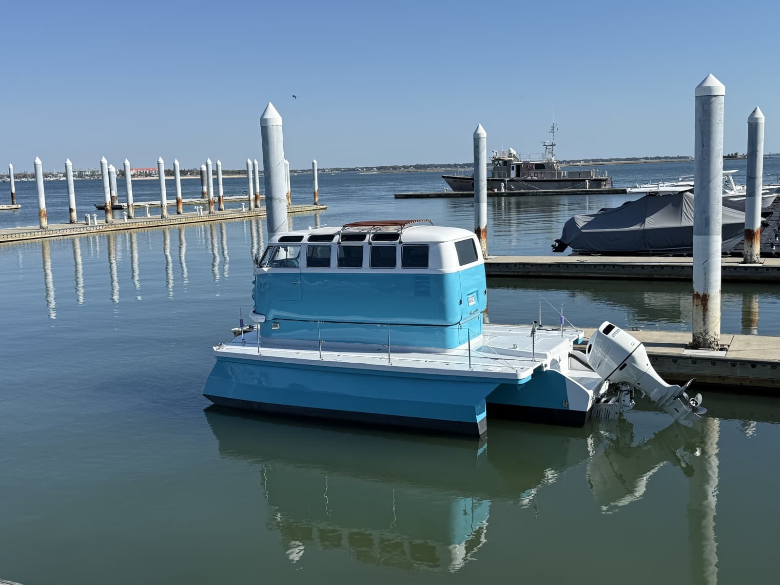 2024 Custom Whitacre Yacht Design VW Bus Tritoon - Photo 6