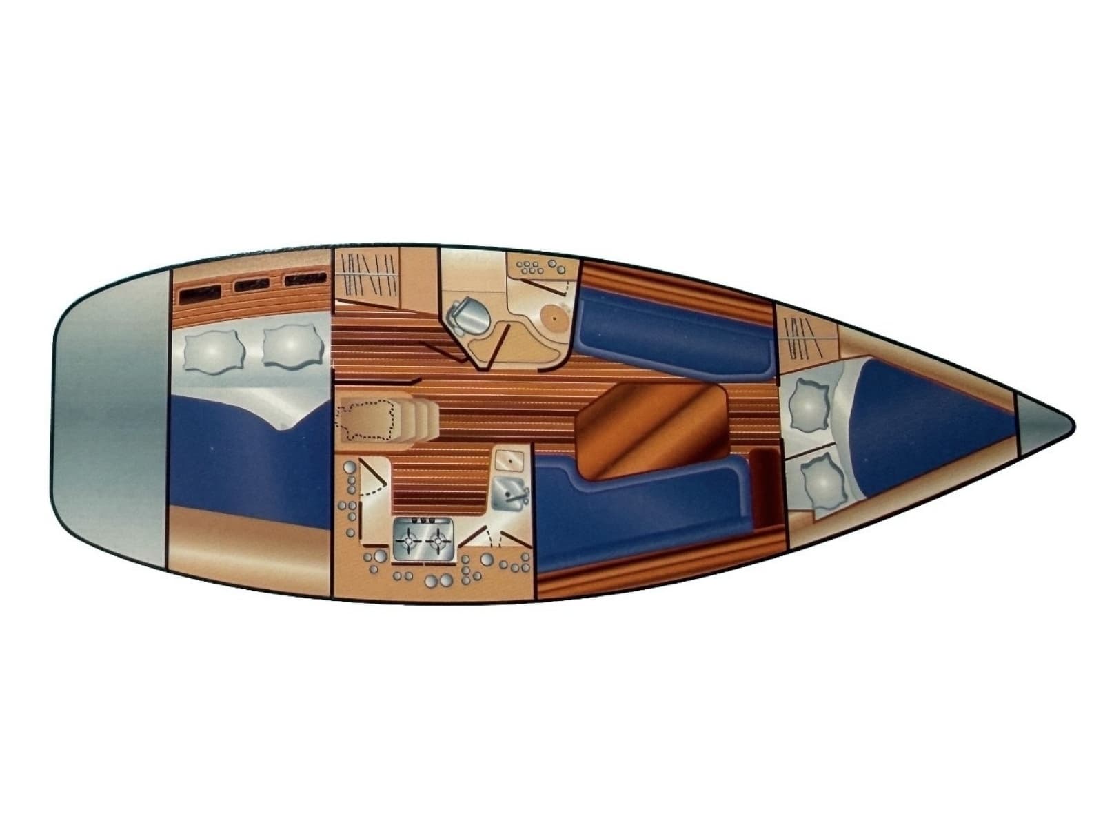 1999 Hunter 310 - Photo 2