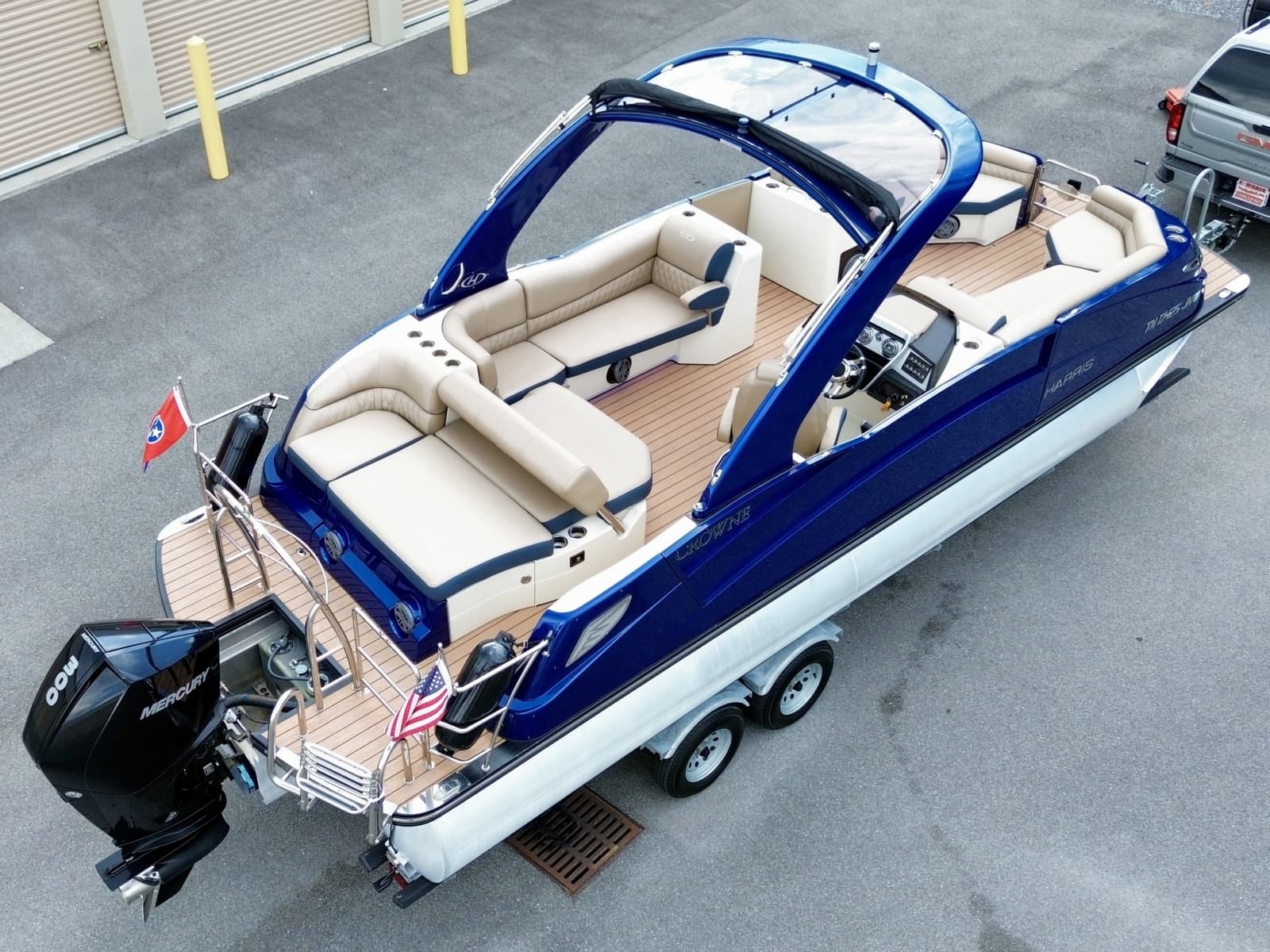 2019 Harris Crowne 250 SL Tritoon - Photo 7