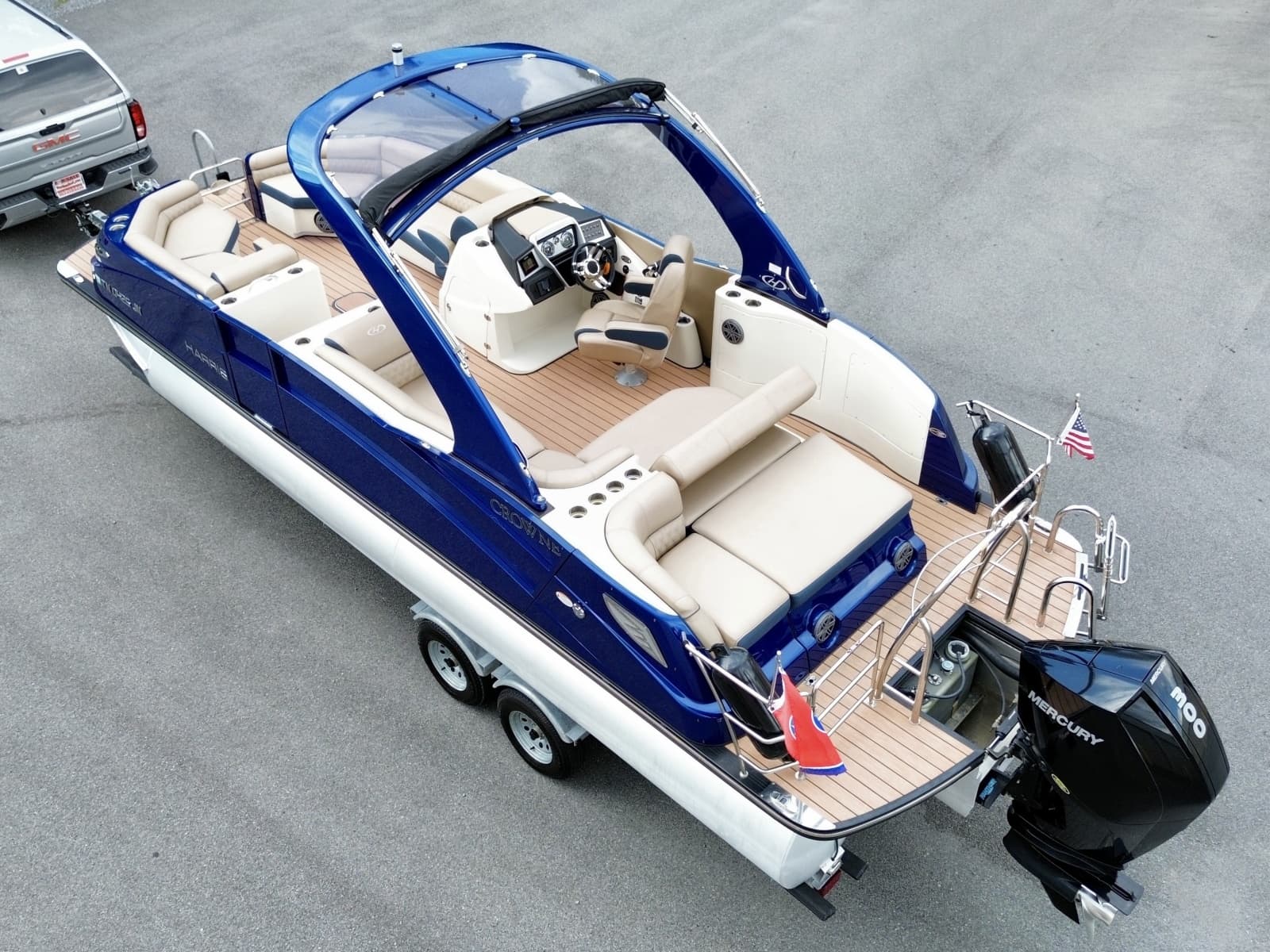 2019 Harris Crowne 250 SL Tritoon - Photo 5