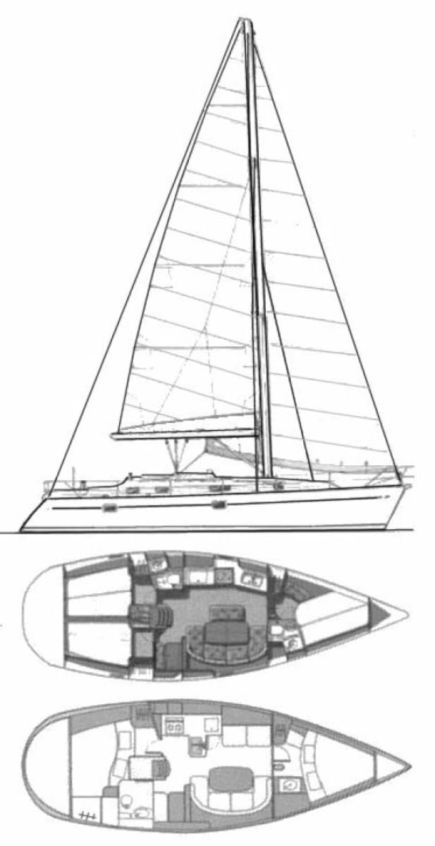1999 Beneteau Oceanis 381 - Photo 32