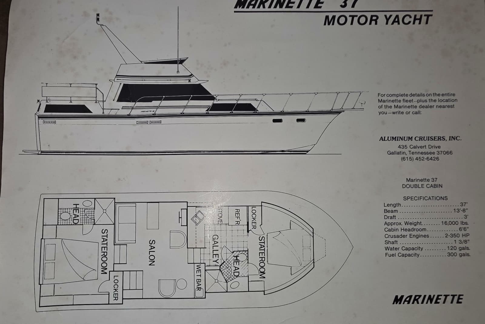 1988 Marinette 37 Motor Yacht - Photo 55