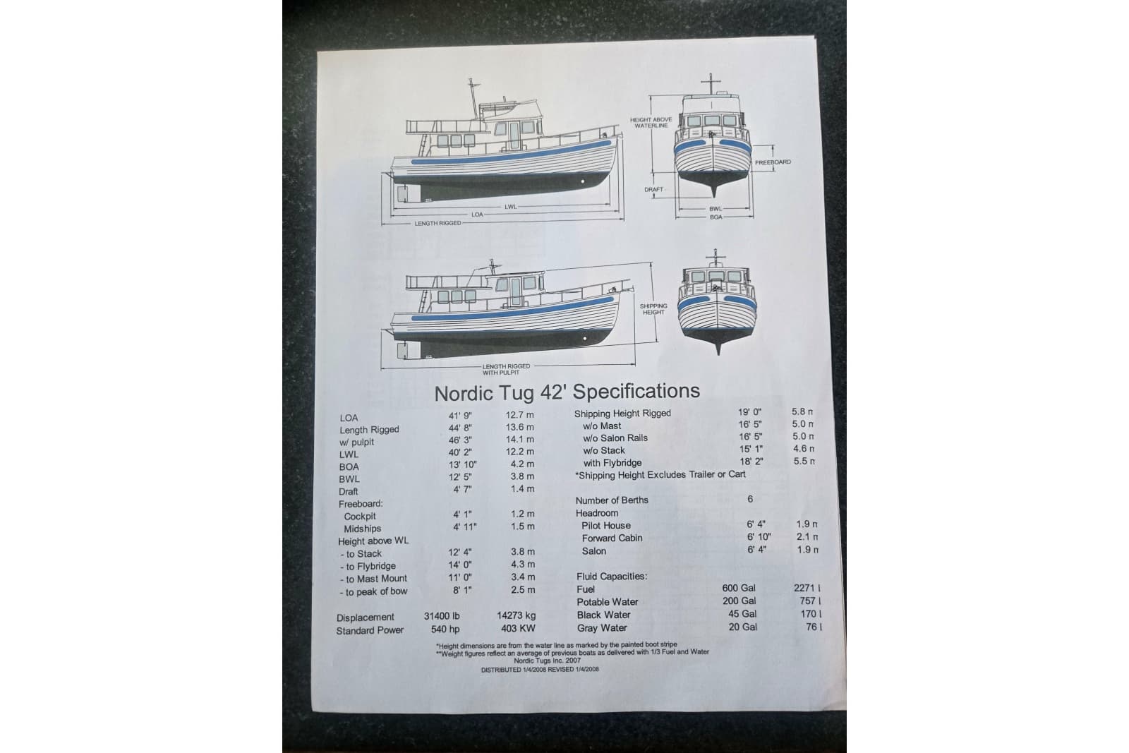 2000 Nordic Tugs 42 - Photo 44