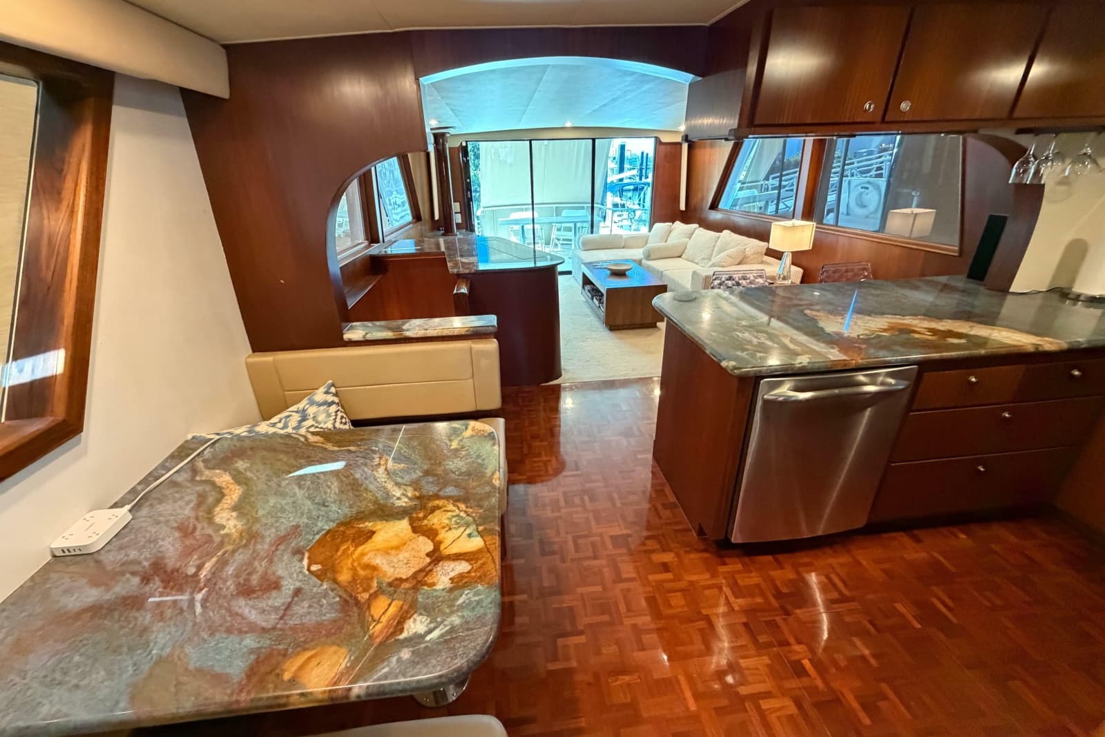 1991 Hatteras 70 Cockpit Motor Yacht - Photo 68