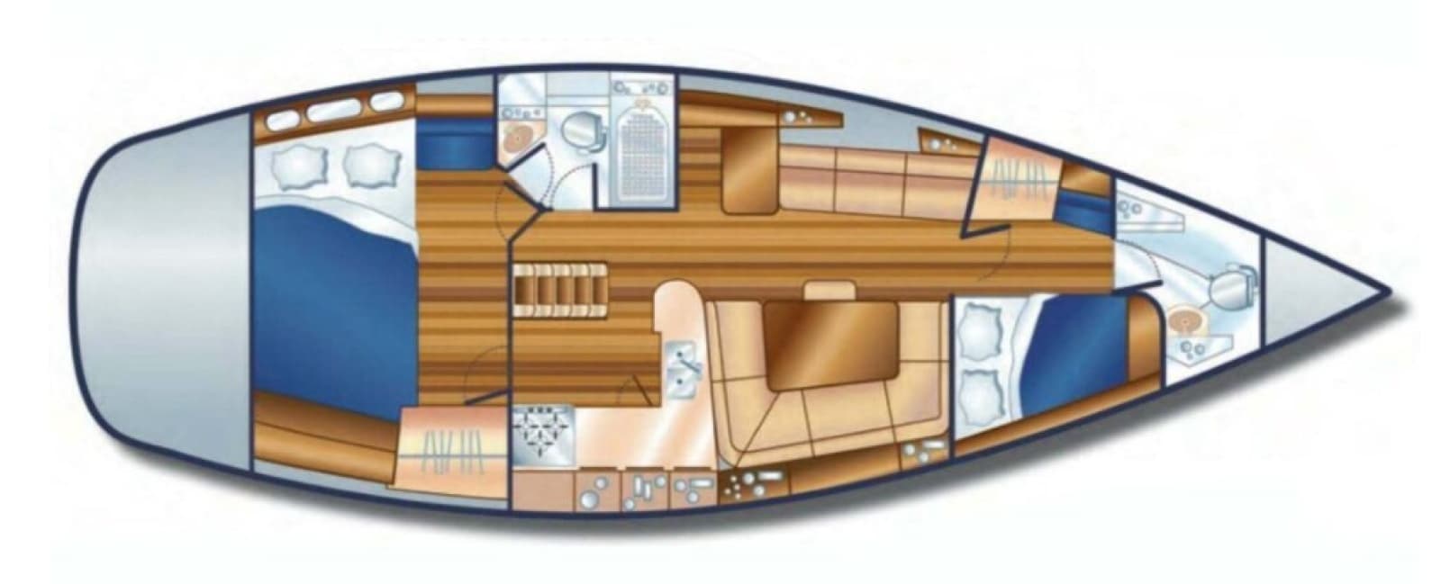 1999 Hunter 410 - Photo 38