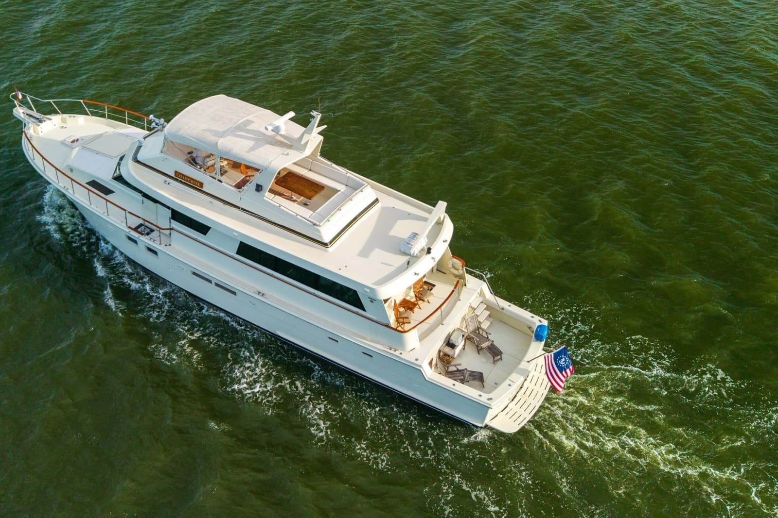 1989 Hatteras 74 Cockpit Motor Yacht - Photo 73