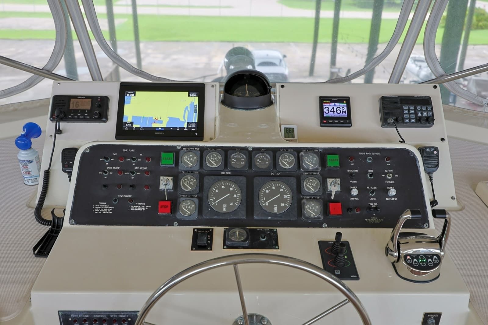 1989 Hatteras 74 Cockpit Motor Yacht - Photo 56