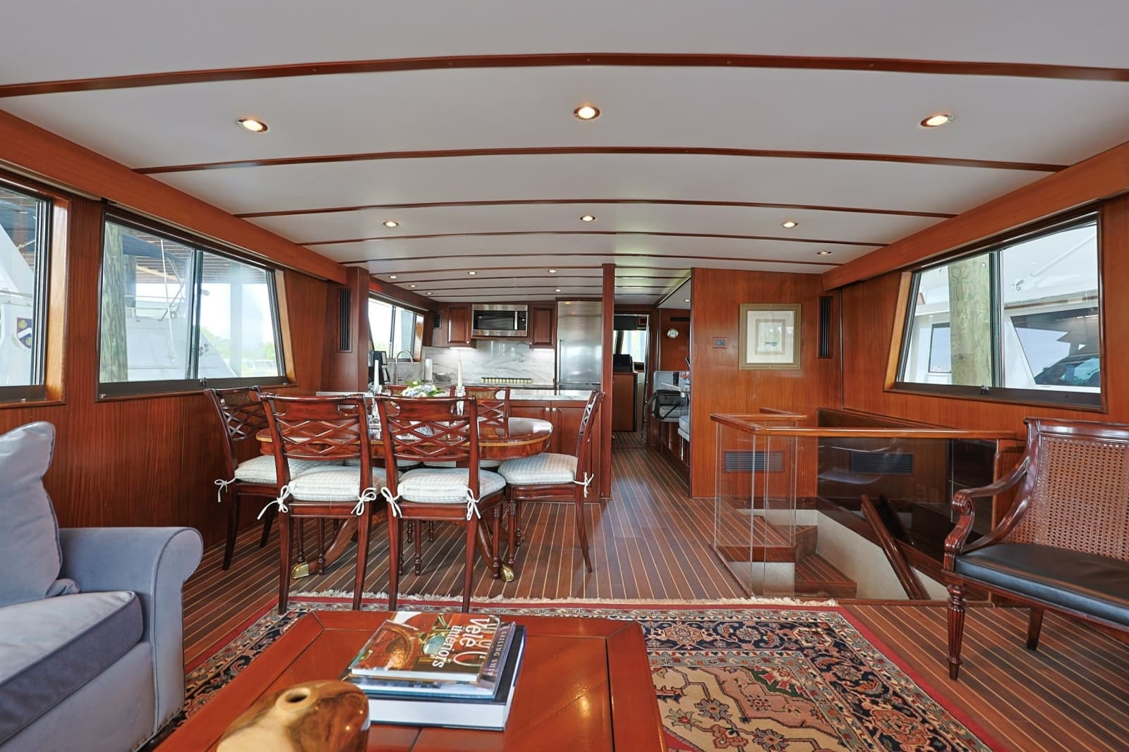 1989 Hatteras 74 Cockpit Motor Yacht - Photo 13