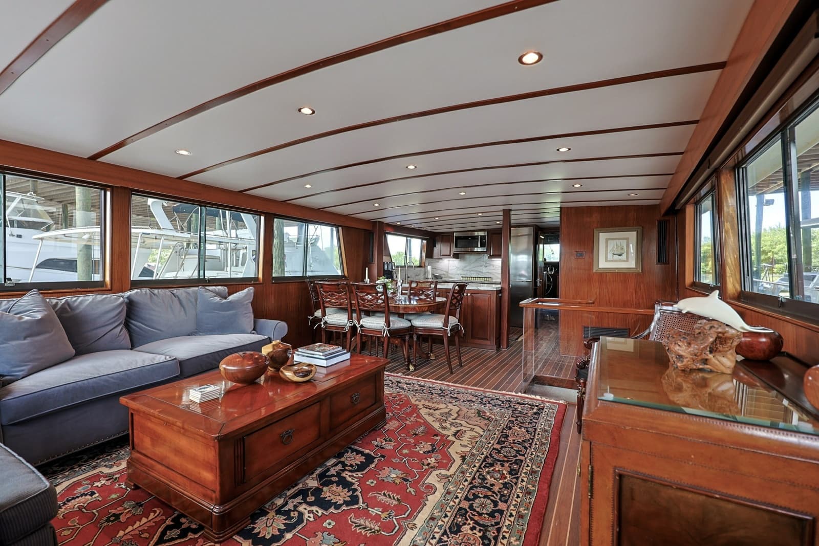 1989 Hatteras 74 Cockpit Motor Yacht - Photo 7