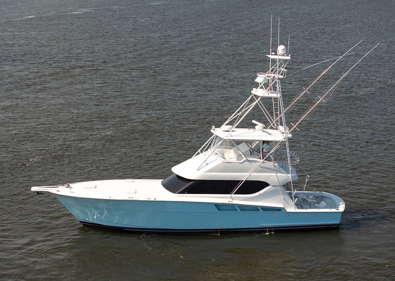 2001 Hatteras 55 Convertible - Photo 48