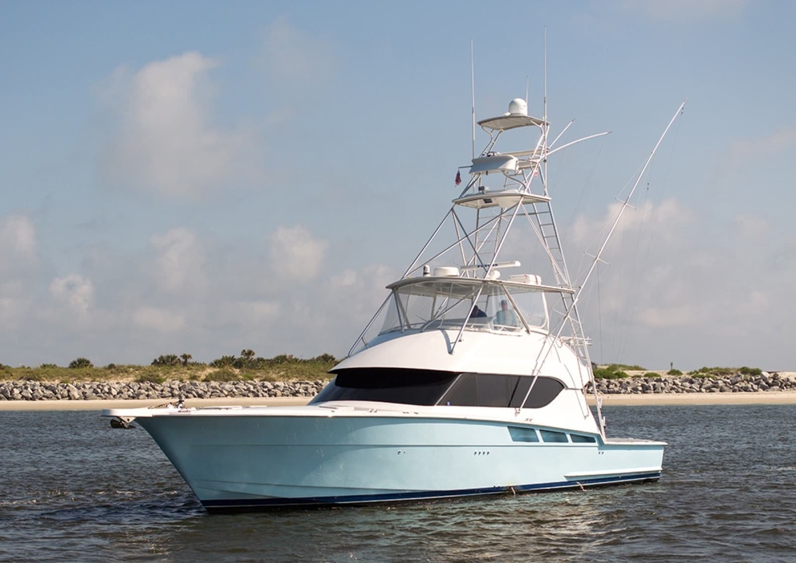 2001 Hatteras 55 Convertible - Photo 1