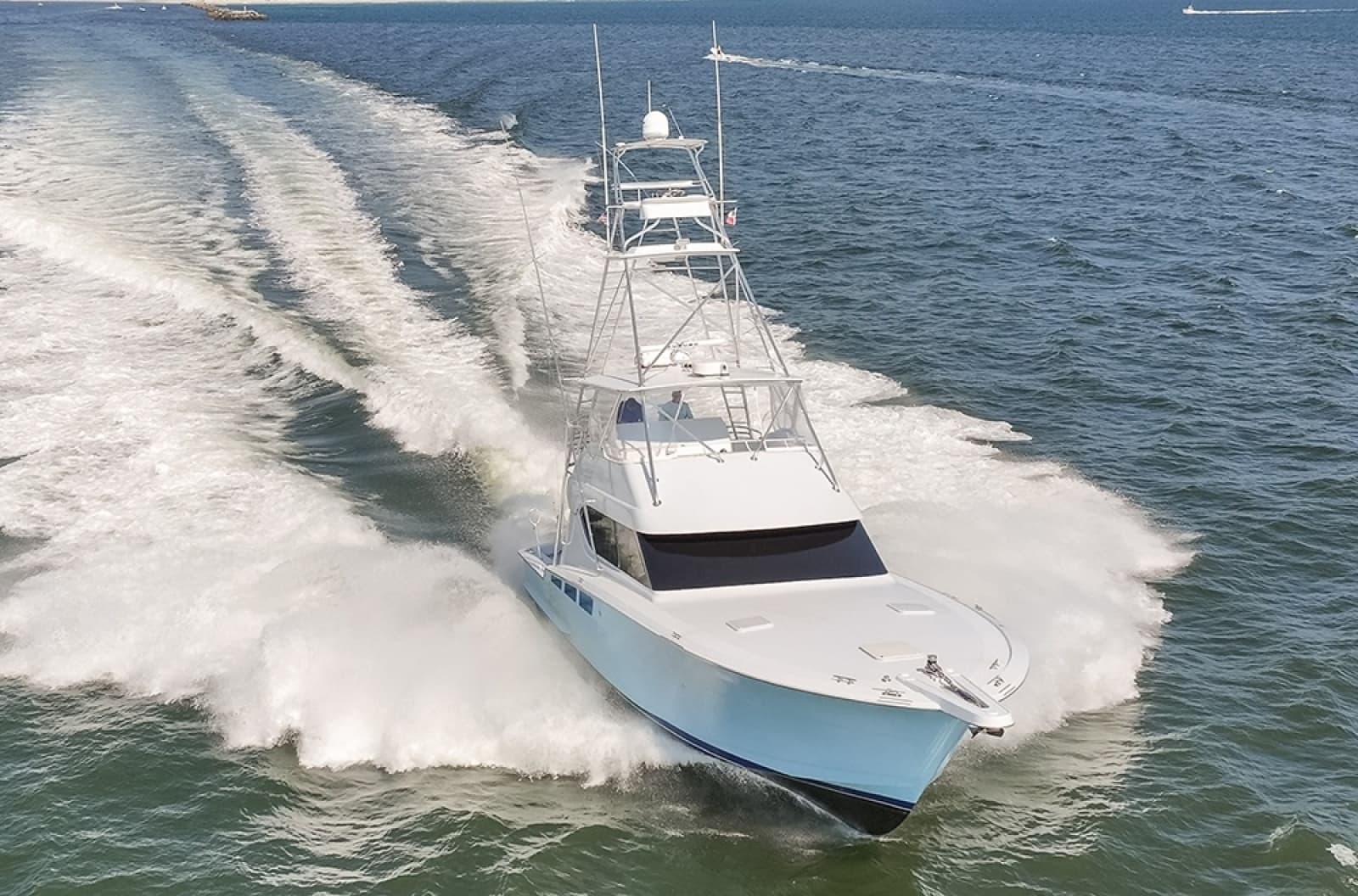 2001 Hatteras 55 Convertible - Photo 4