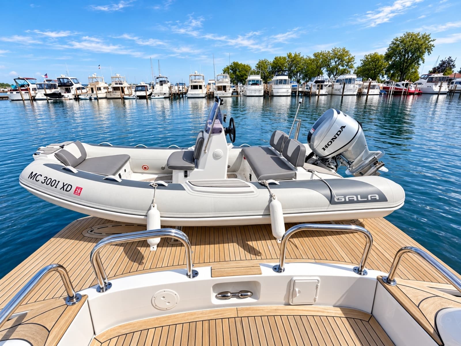 2002 Lazzara Yachts 80 Skylounge - Photo 23