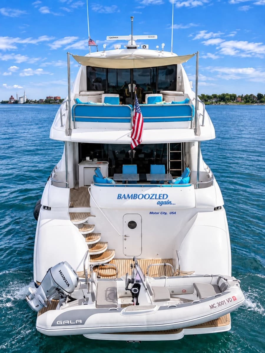 2002 Lazzara Yachts 80 Skylounge - Photo 9