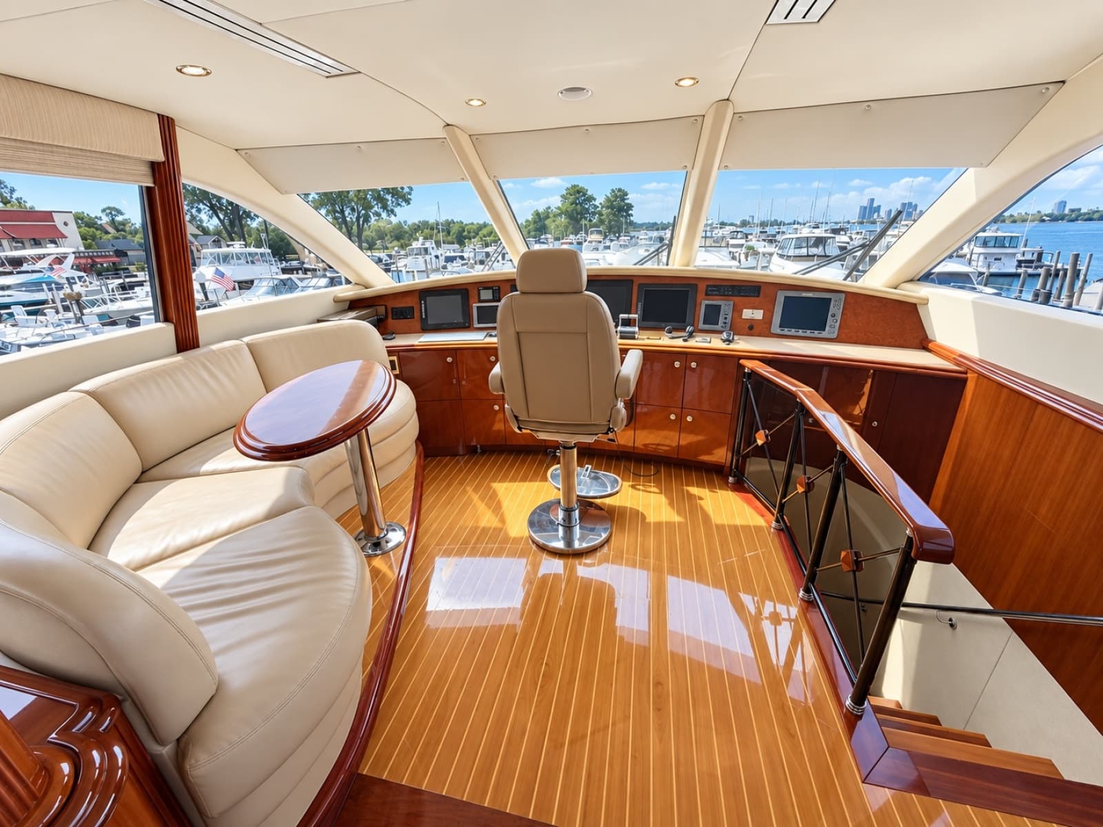 2002 Lazzara Yachts 80 Skylounge - Photo 49