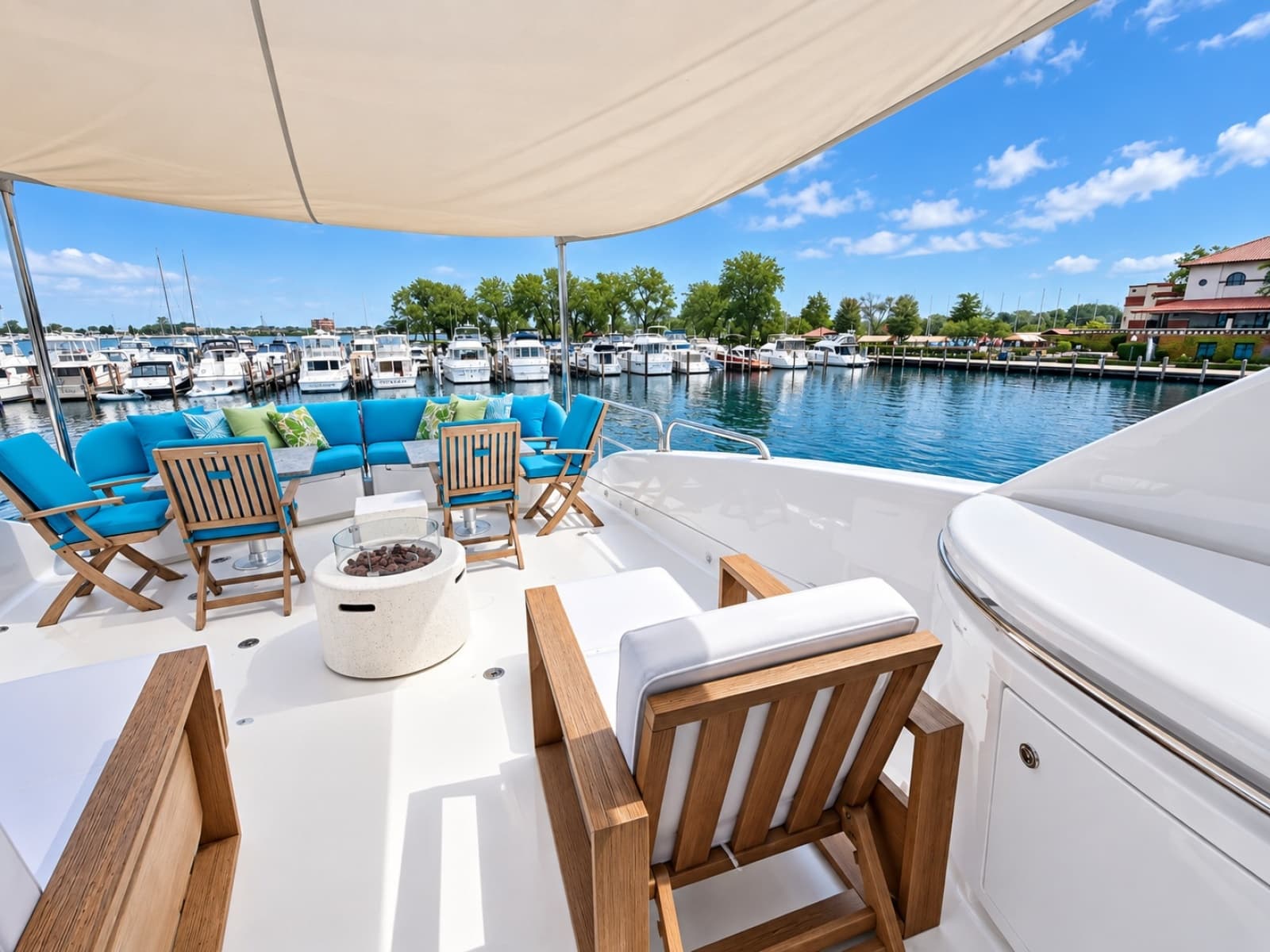 2002 Lazzara Yachts 80 Skylounge - Photo 56