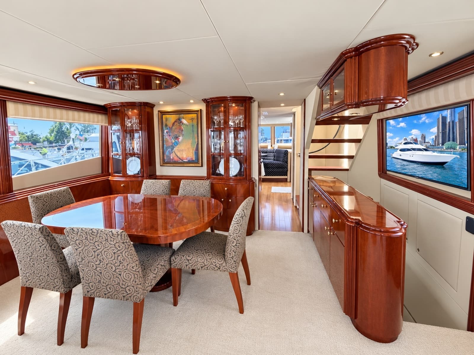 2002 Lazzara Yachts 80 Skylounge - Photo 36