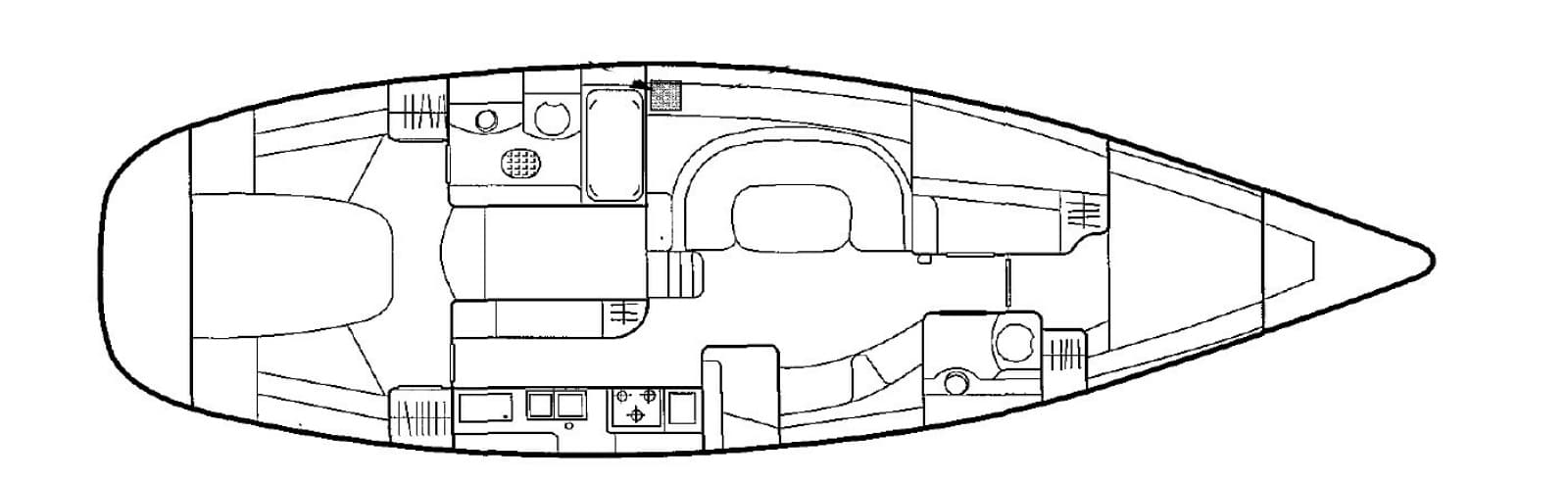 1995 Beneteau 44 Center Cockpit - Photo 10