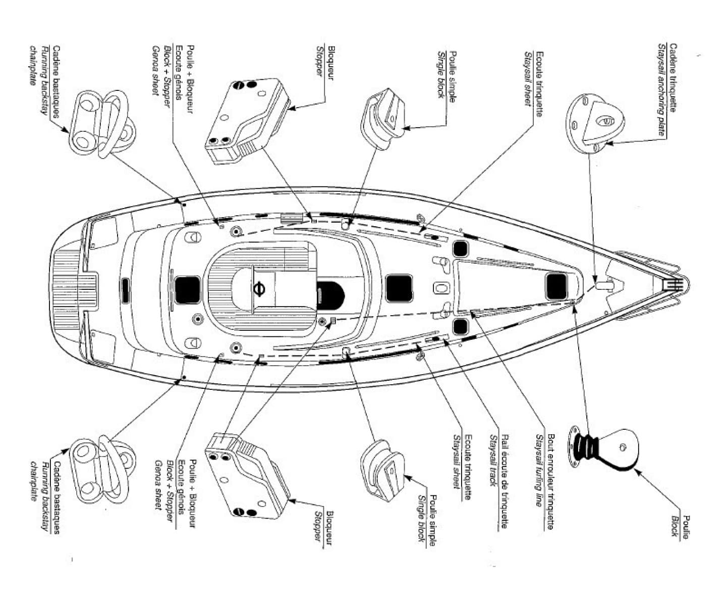 1995 Beneteau 44 Center Cockpit - Photo 11