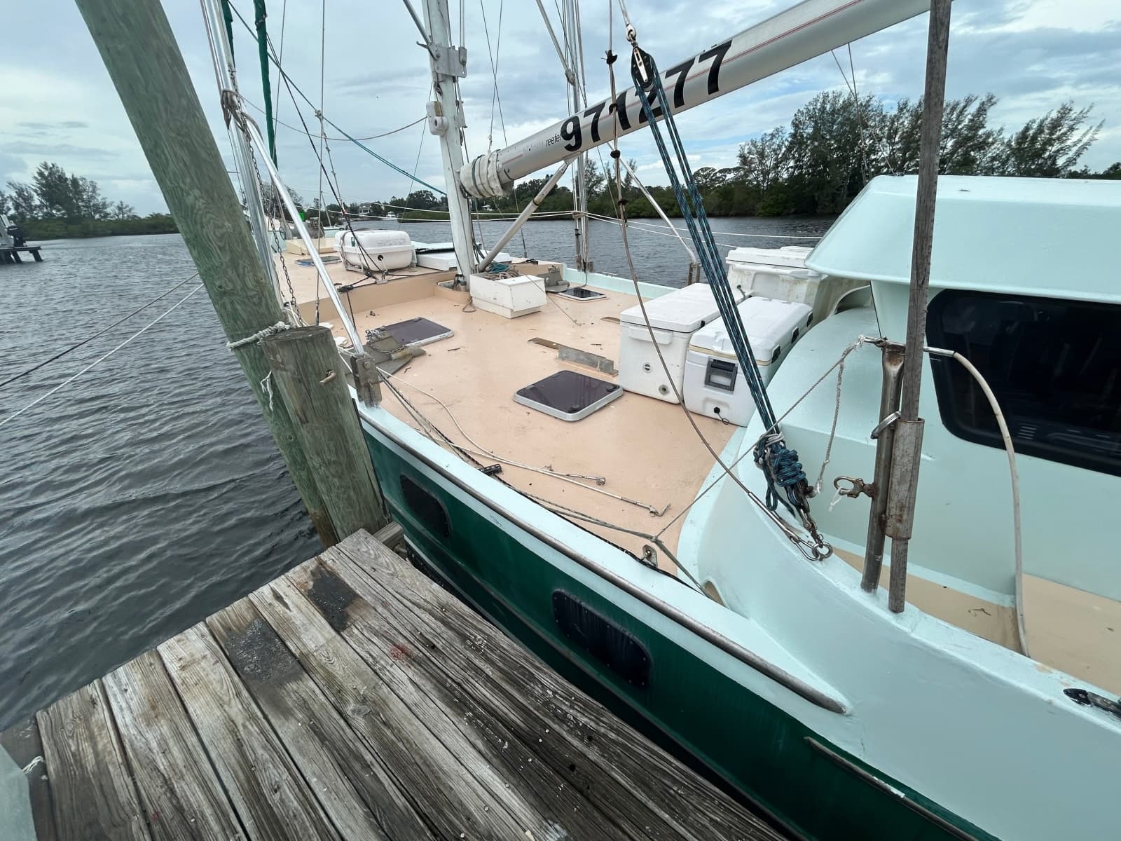 1990 Custom 57 Fishing - Photo 6