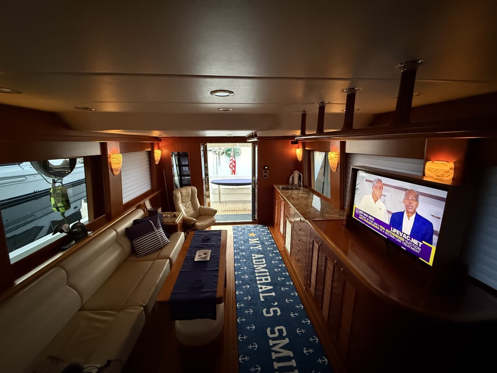 2007 Symbol 59 Convertible Pilothouse MotoryYacht with Portuguese Bridge - Photo 13