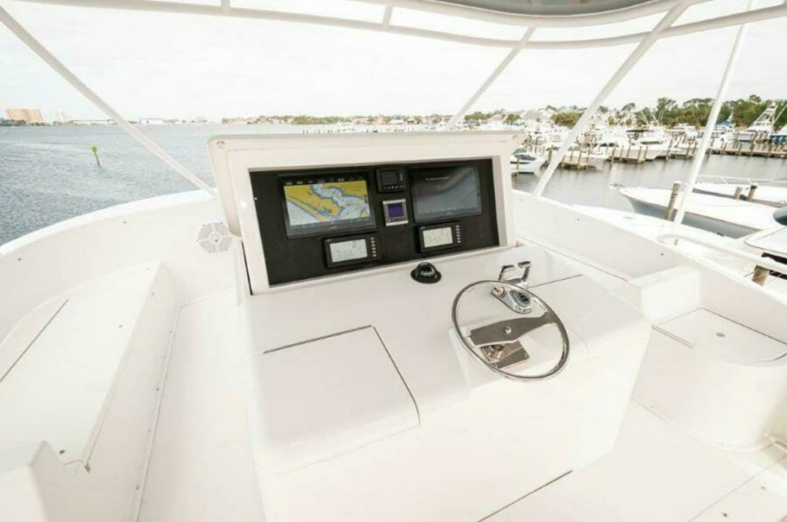 2012 Viking 76 Enclosed Sky Bridge - Photo 50