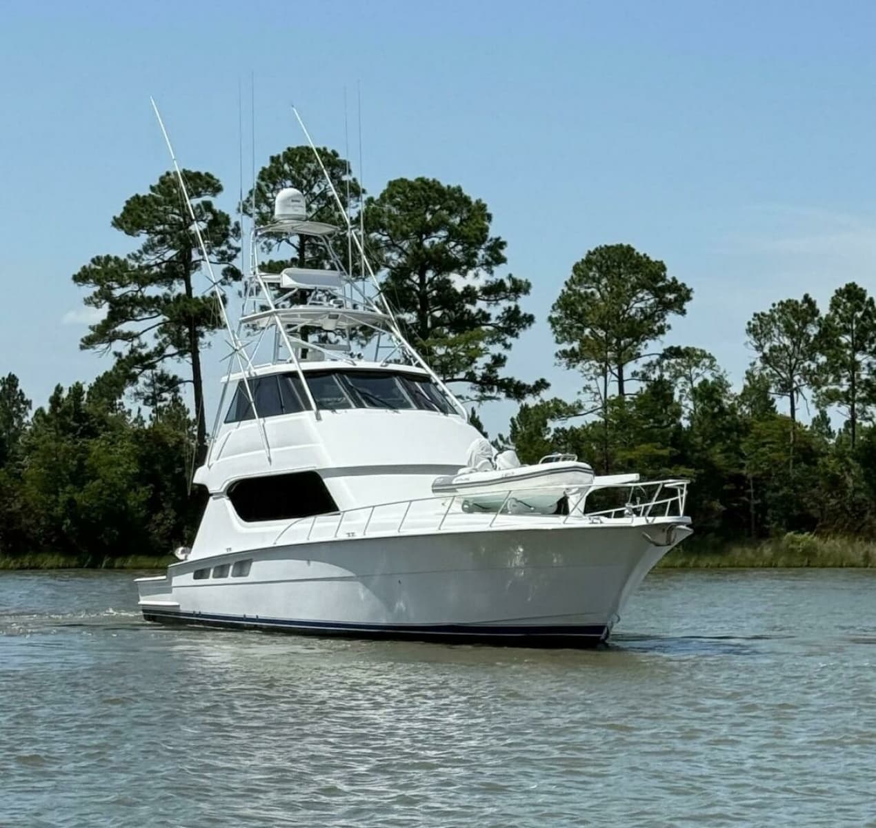 2002 Hatteras 65 Enclosed Bridge - Photo 1