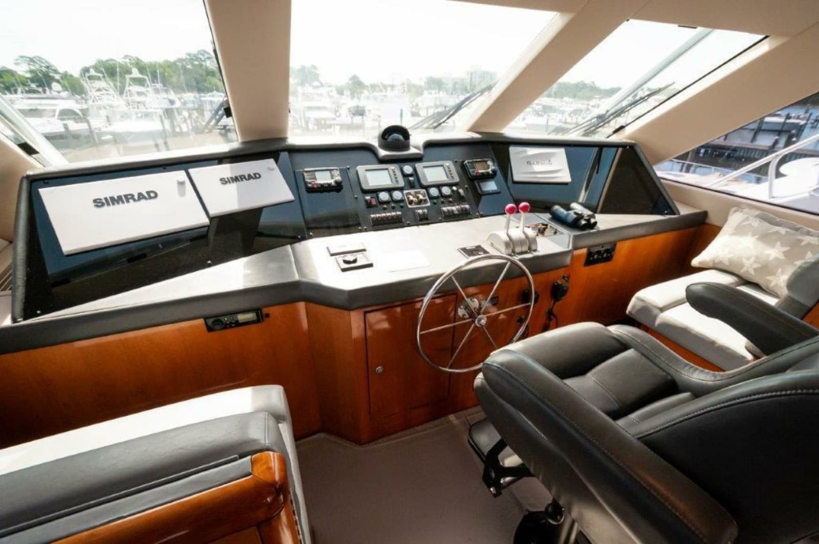 2002 Hatteras 65 Enclosed Bridge - Photo 3